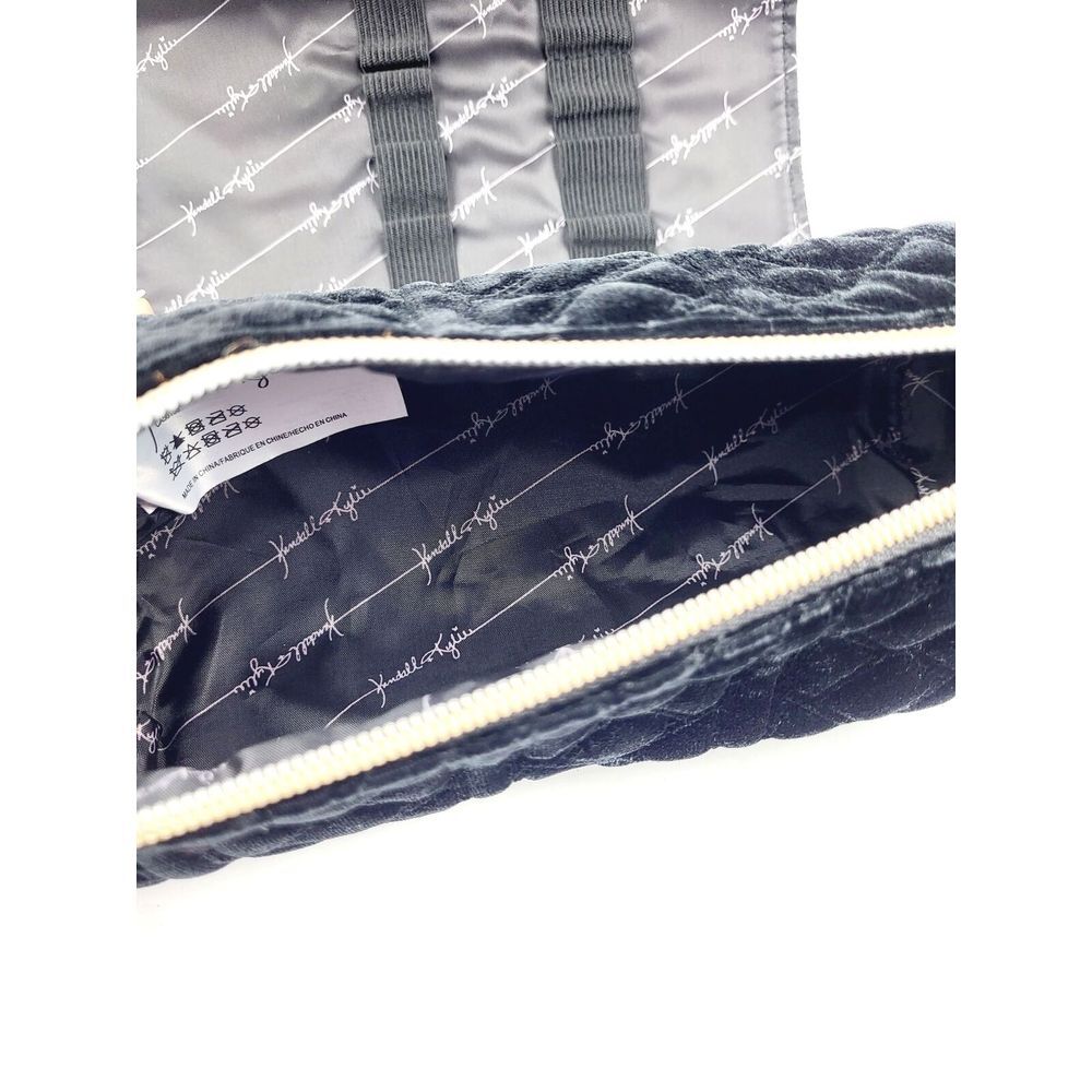 Kendall + Kylie Black Fold over‎ Pouch with Brush Organizer - Picture 4 of 5